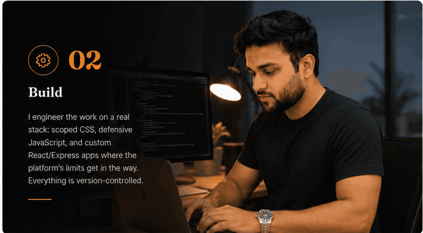 Step 02 — Build: Yousaf, GoHighLevel white-label customization engineer